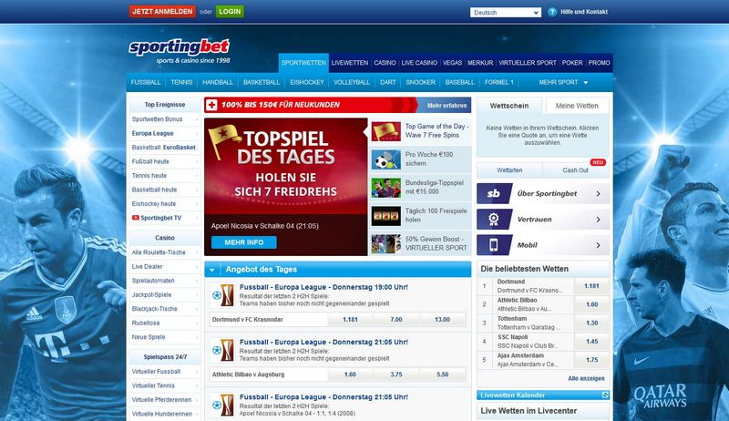 Η Sportingbet Προσφέρει μια Τεράστια Επιλογή Αθλημάτων για Στοιχηματισμό Η Sportingbet Προσφέρει μια Τεράστια Επιλογή Αθλημάτων για Στοιχηματισμό